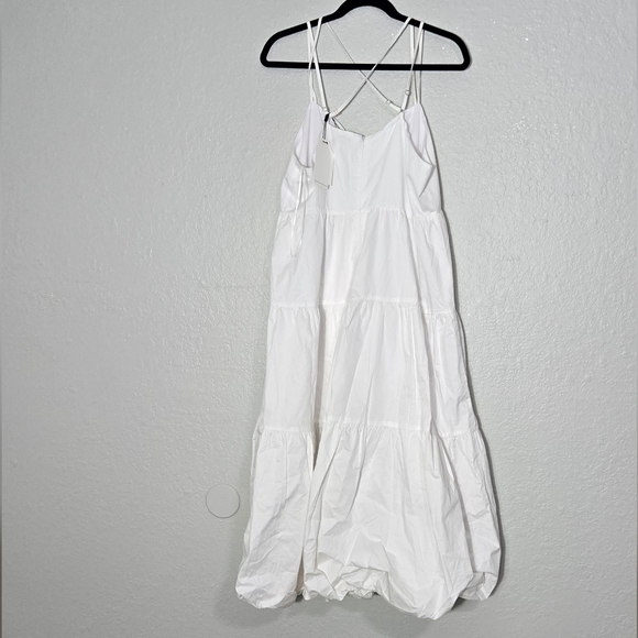 English Factory White Tiered Maxi Dress with Spaghetti Straps - Picture 7 of 10